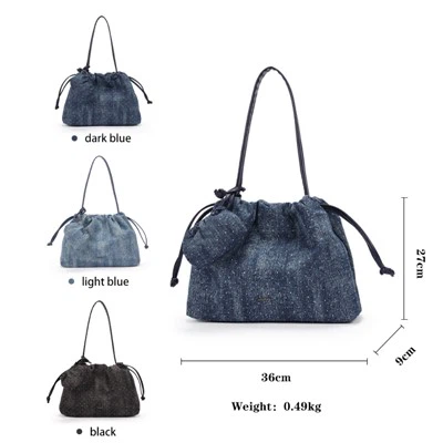 Denim ramenska torba